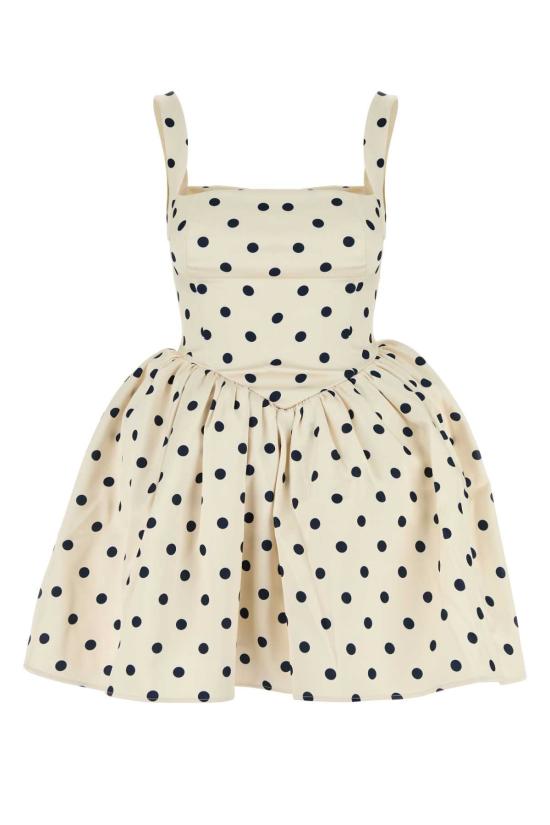 25SS 셀프 포트레이트 원피스 SS25092SC CREAM Printed