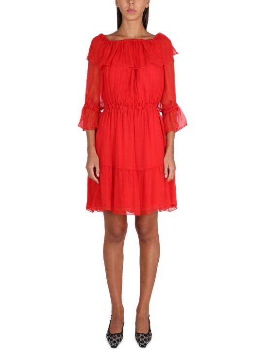 25SS 구찌 미디 원피스 731269 ZHS576490 RED