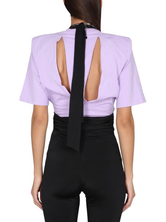  디 아티코 반팔 티셔츠 232WCT161 J025011 LILAC - THE ATTICO