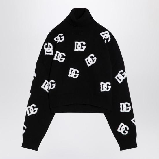 24FW 돌체앤가바나 터틀넥 FXW11TJCVYX P DOLCE N0004 Black