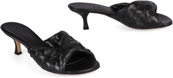 25SS 보테가베네타 블링크 뮬 796464V2ED0 1000 Black - BOTTEGA VENETA