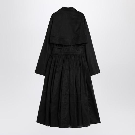 25SS 질샌더 미디 원피스 J02CT0440J45014 Q JILSA 001 Black - JIL SANDER