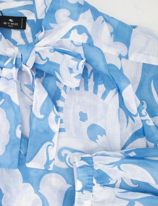 25SS 에트로 긴팔 티셔츠 WRJA0087 99SA5I2 X0807 X0872 AZZURRO - ETRO