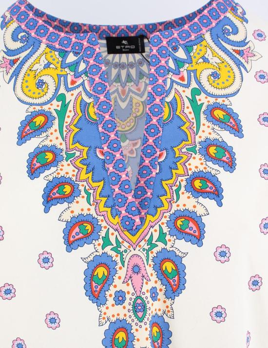 25SS 에트로 긴팔 티셔츠 WRJA0088 99SP5B2 X0800 X0800 PRINT ON WHITE BASE - ETRO