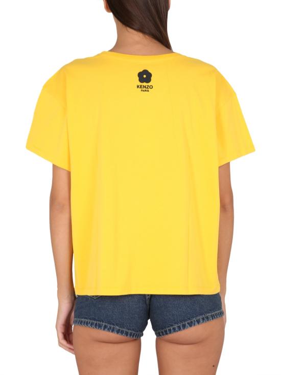  겐조 반팔 티셔츠 FD52TS002 4SO40 YELLOW - KENZO
