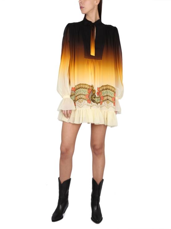  에트로 미디 원피스 12596 43670750 ORANGE - ETRO