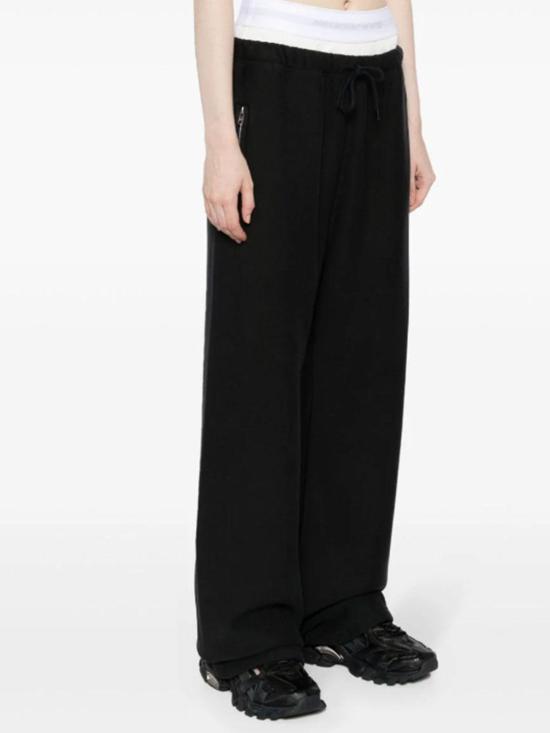 25FW 알렉산더 왕 트레이닝/조거 팬츠 4CC1244349020A Black - ALEXANDER WANG