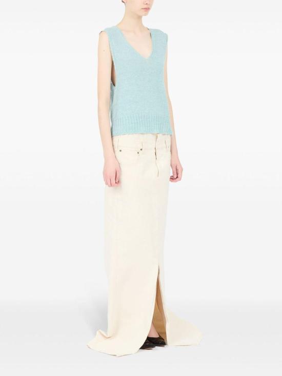  마르지엘라 민소매 티셔츠 S51FB0078M13099545 Blue - MAISON MARGIELA