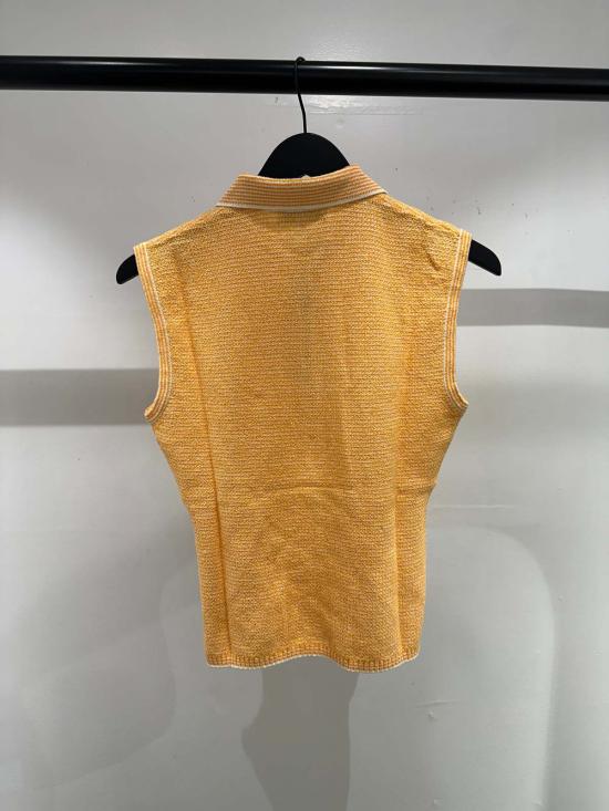  화이트 워렌 민소매 티셔츠 화이트 + 워렌 오가닉 코튼 테리 블렌드 민소매 폴로 오렌지 - WHITE + WARREN