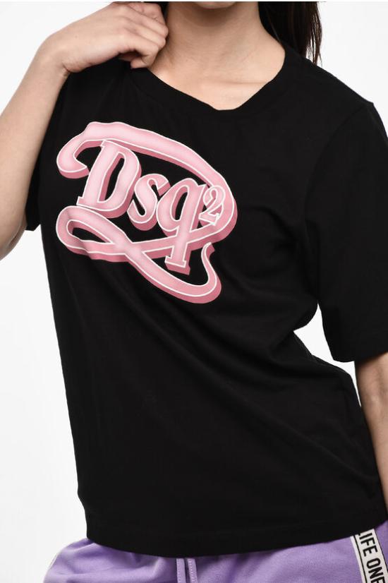  디스퀘어드2 반팔 티셔츠 S72GD0518 S24668 900 Black - DSQUARED2