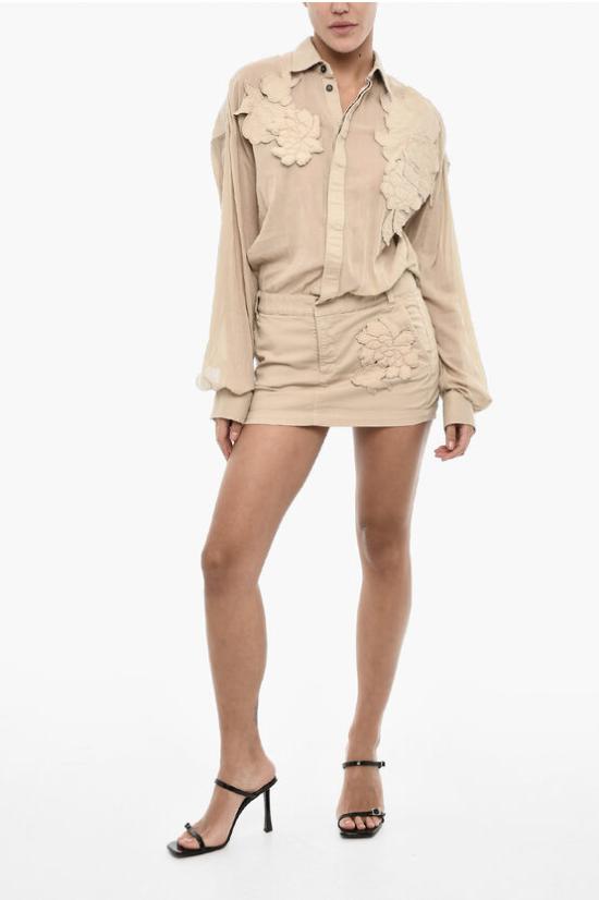  디스퀘어드2 숏 원피스 S72CV0515 DTN003 962 Beige