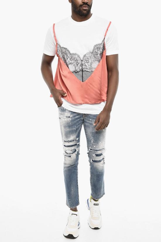  디스퀘어드2 반팔 티셔츠 D9M314970 ISA01 657 White - DSQUARED2