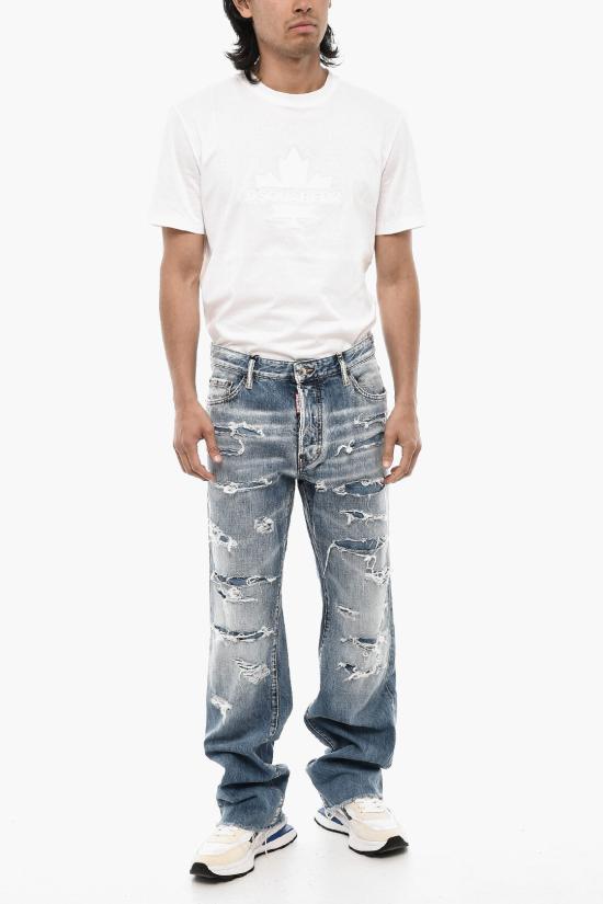  디스퀘어드2 데님 팬츠 S74LB1373 S30309 470 Blue - DSQUARED2
