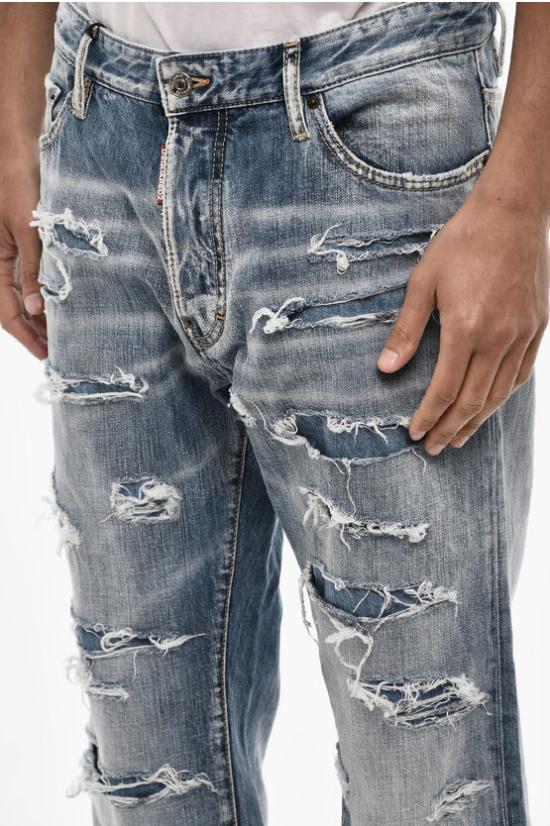  디스퀘어드2 데님 팬츠 S74LB1373 S30309 470 Blue - DSQUARED2