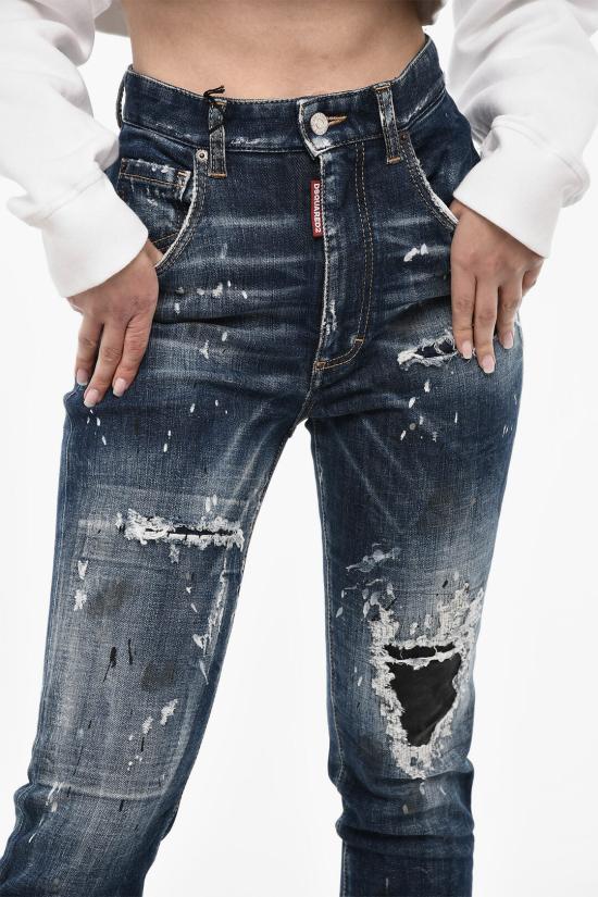  디스퀘어드2 데님 팬츠 S72LB0684 S30872 470 Blue - DSQUARED2