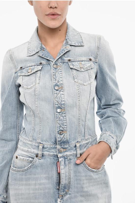  디스퀘어드2 롱 원피스 S75CV0728 S30309 470 Blue - DSQUARED2