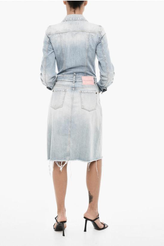  디스퀘어드2 롱 원피스 S75CV0728 S30309 470 Blue - DSQUARED2