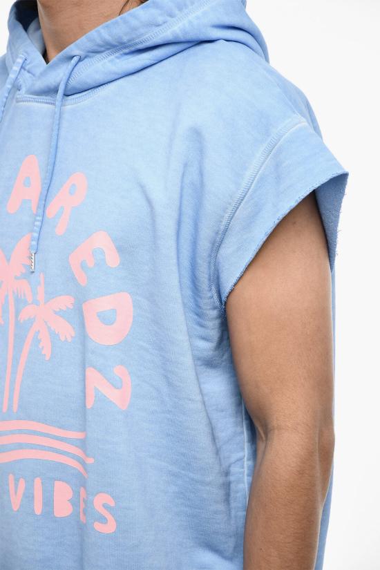  디스퀘어드2 후드 티셔츠 S71GU0650 S25539 480 Blue - DSQUARED2