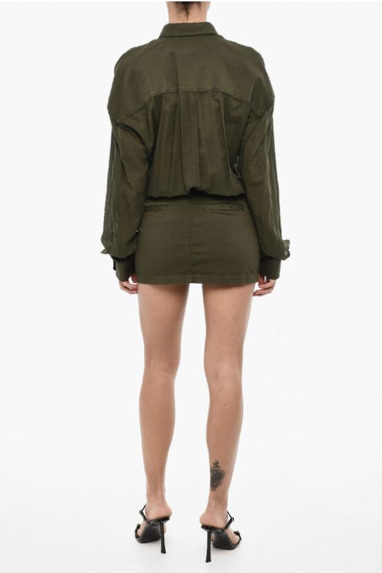  디스퀘어드2 숏 원피스 S72CV0515 DTN003 961 Military Green - DSQUARED2