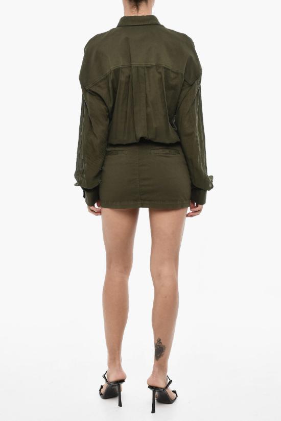  디스퀘어드2 숏 원피스 S72CV0515 DTN003 961 Military Green - DSQUARED2