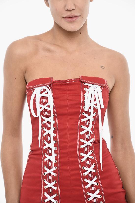  디스퀘어드2 숏 원피스 S72CV0475 S39021 309 Red - DSQUARED2