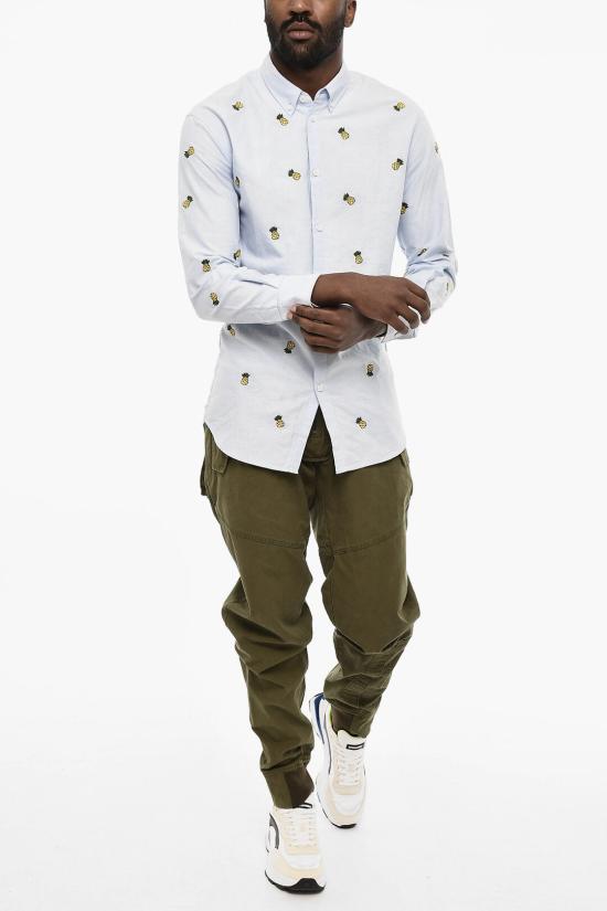  디스퀘어드2 긴팔 셔츠 S71DM0694 S52493 471 Light blue - DSQUARED2