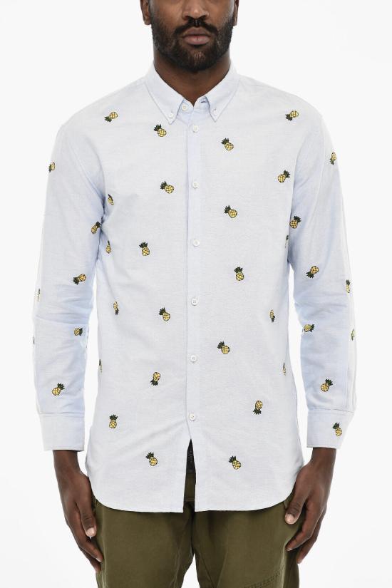  디스퀘어드2 긴팔 셔츠 S71DM0694 S52493 471 Light blue