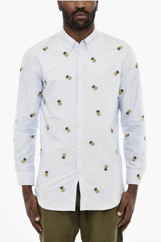  디스퀘어드2 긴팔 셔츠 S71DM0694 S52493 471 Light blue