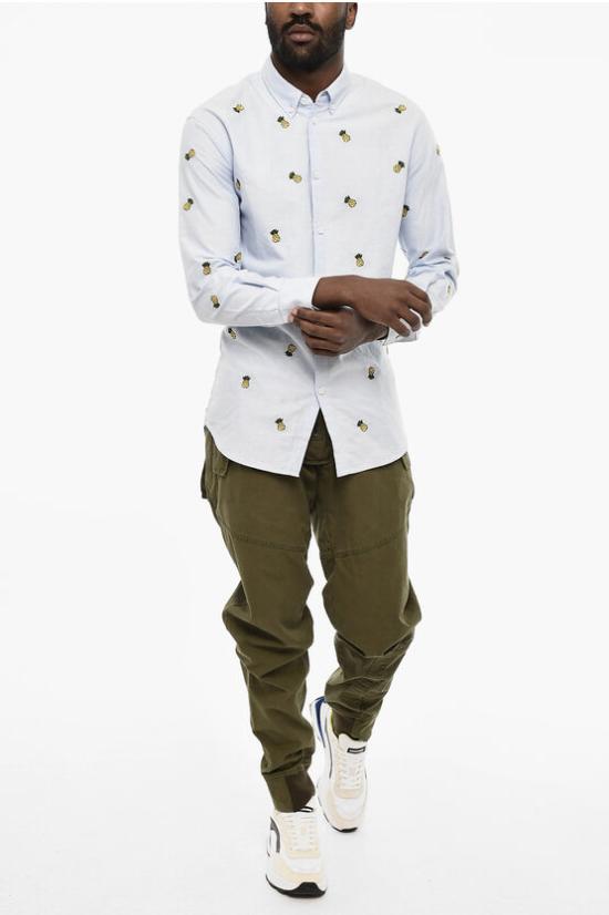  디스퀘어드2 긴팔 셔츠 S71DM0694 S52493 471 Light blue - DSQUARED2