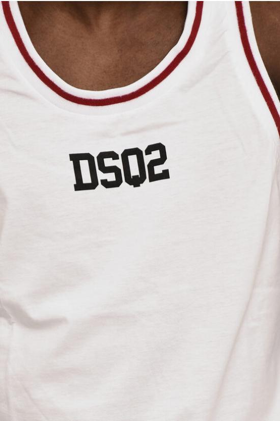  디스퀘어드2 민소매 티셔츠 S71NL0086 S23009 100 White - DSQUARED2