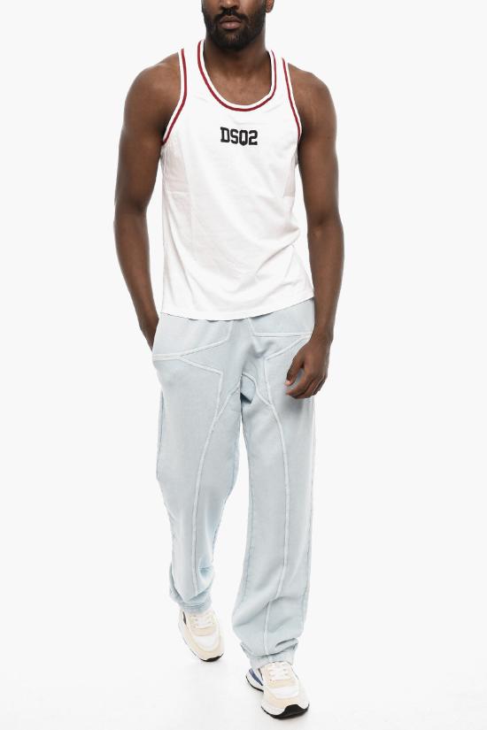  디스퀘어드2 민소매 티셔츠 S71NL0086 S23009 100 White - DSQUARED2