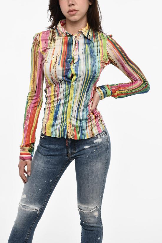  디스퀘어드2 블라우스 S72DL0720 S24523 002S Multicolor