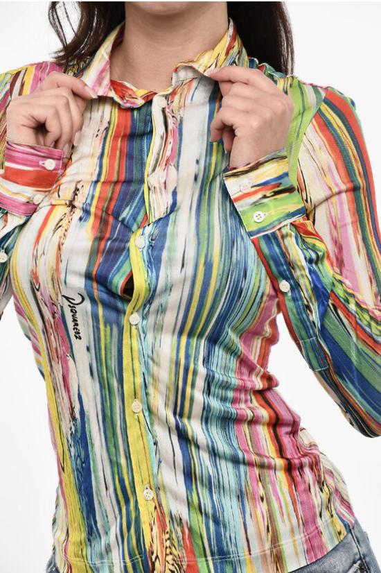  디스퀘어드2 블라우스 S72DL0720 S24523 002S Multicolor - DSQUARED2