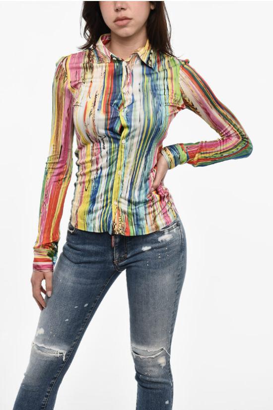  디스퀘어드2 블라우스 S72DL0720 S24523 002S Multicolor