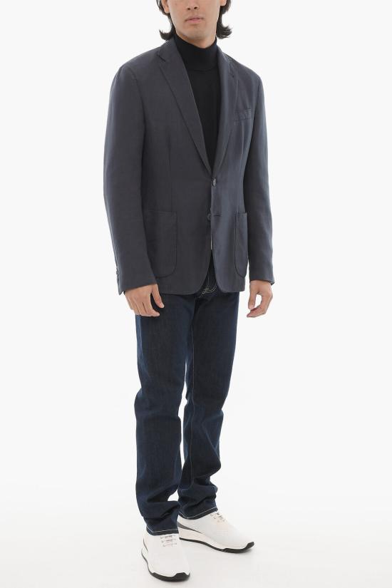  꼬르넬리아니 수트 자켓 75YAF1 5120133 001 Blue - CORNELIANI