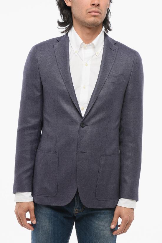  꼬르넬리아니 수트 자켓 89xr4798 9108280 005 Blue