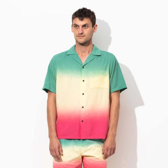  뱅크 저널 반팔 셔츠 Banks Journal Deepest Reaches Fade S/S  페이드 - BANKS JOURNAL