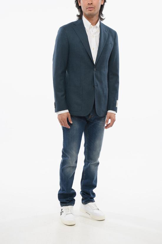  꼬르넬리아니 수트 자켓 92XZ23 3868317 012 Light blue - CORNELIANI