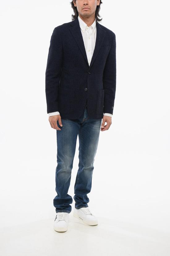  꼬르넬리아니 수트 자켓 80XZ09 7836303 001 Midnight blue - CORNELIANI