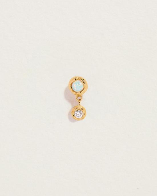  파멜라 러브 이어링 몰튼 드롭 스터드