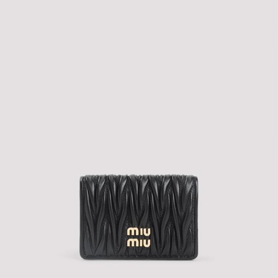 25FW 미우미우 명함지갑 5MC103 AFPP F0002 NERO