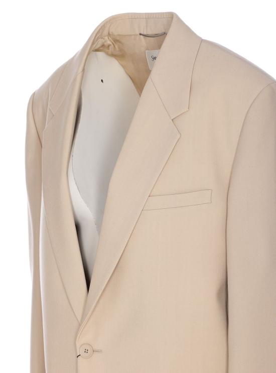 25SS 생로랑 자켓 817949Y2L822630 Beige - SAINT LAURENT