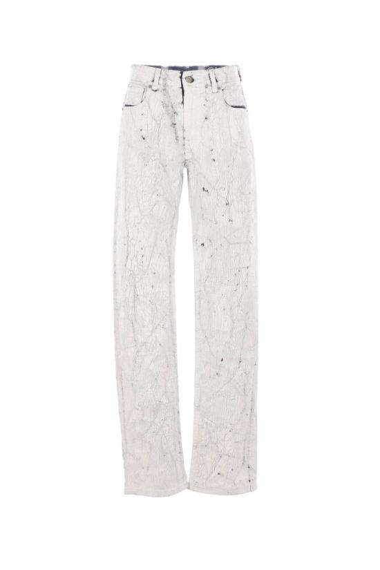 25SS MM6 메종마르지엘라 데님 팬츠 S62LB0185M30028961 COATED WHITE