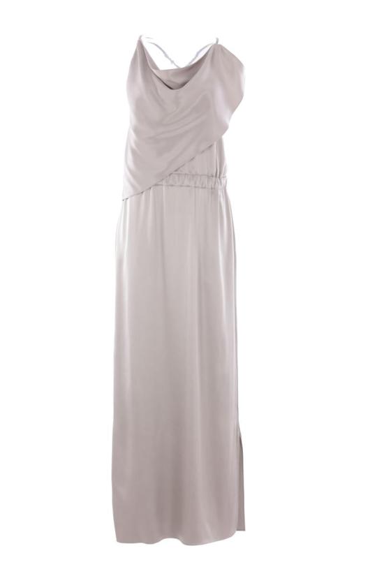 25SS 조르지오 아르마니 미디 원피스 GW000679TE10101U8045 Grey