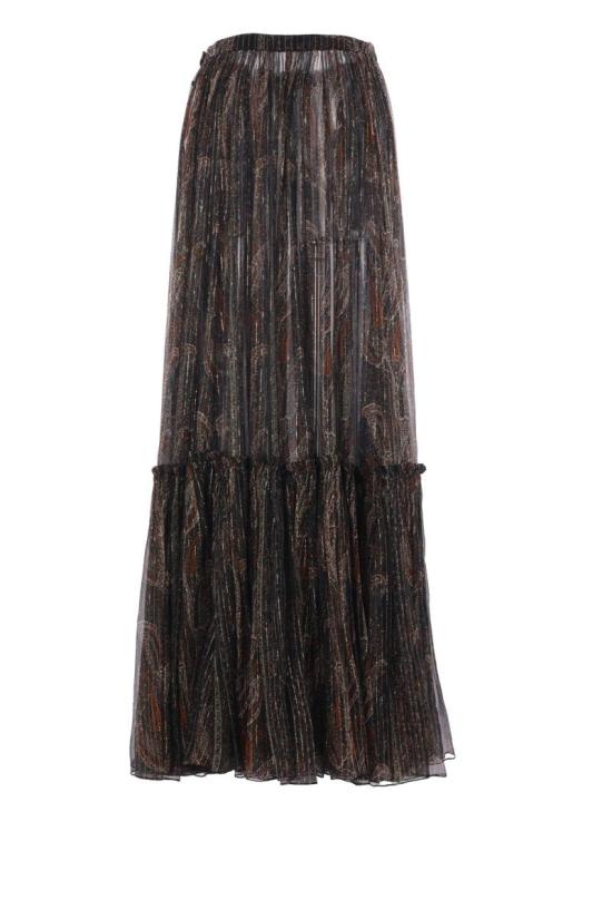 25SS 생로랑 숏 스커트 834197Y3K614052 MULTICOLOR FONC - SAINT LAURENT