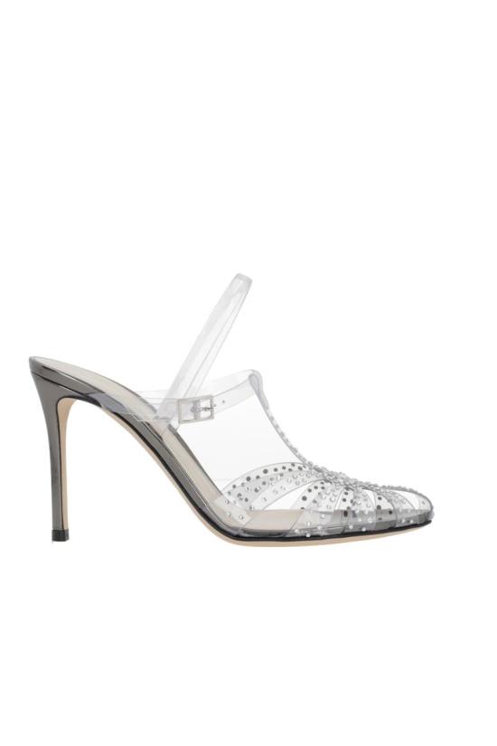 25SS 조르지오 아르마니 힐/펌프스 X1E980XR390U702 TRANSPARENT CRYSTAL - GIORGIO ARMANI