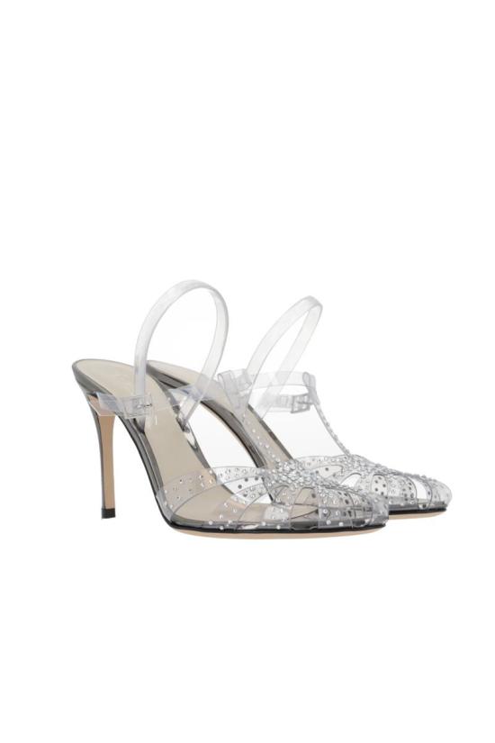25SS 조르지오 아르마니 힐/펌프스 X1E980XR390U702 TRANSPARENT CRYSTAL