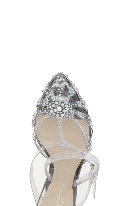 25SS 조르지오 아르마니 힐/펌프스 X1E980XR390U702 TRANSPARENT CRYSTAL - GIORGIO ARMANI