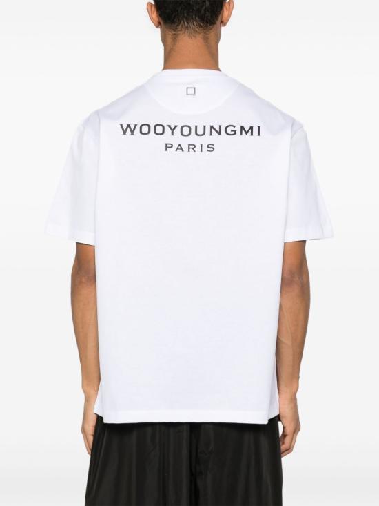 25SS 우영미 반팔 티셔츠 W251TS07 701W White - WOOYOUNGMI