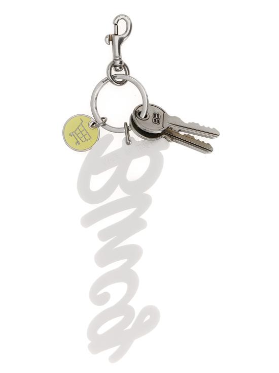 24FW 발렌시아가 키링 8289952ABSW8486 White - BALENCIAGA